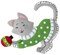 Bucilla Felt Ornaments Applique Kit Set Of 6-Cats In Ugly Sweaters